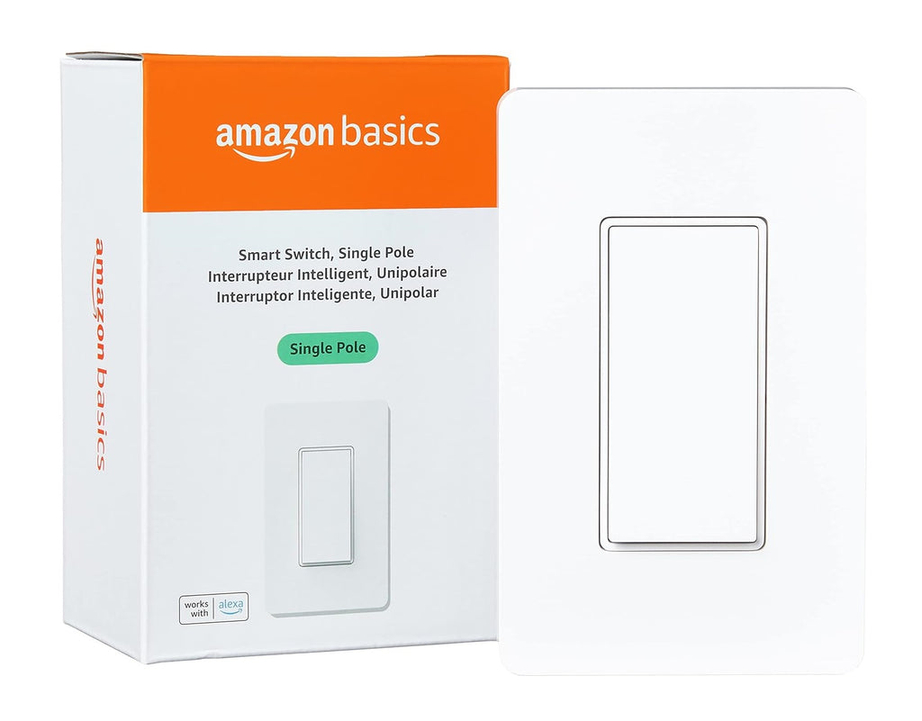 Amazon Basics Commutateur intelligent unipolaire - Meilleurs commutateurs intelligents pour un couplage transparent avec Alexa (Avis) - grandgoldman.com