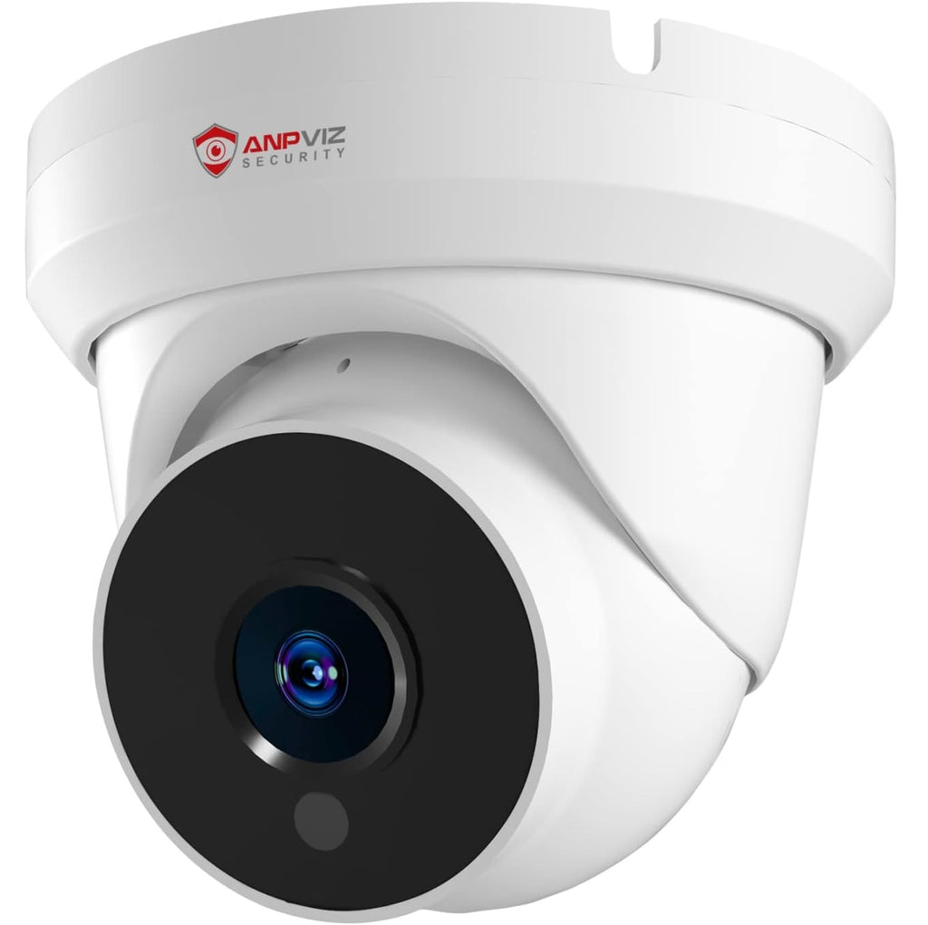 Anpviz 4MP PoE IP Turret Camera with Microphone/Audio - Best poe security camera system - GRANDGOLDMAN.COM