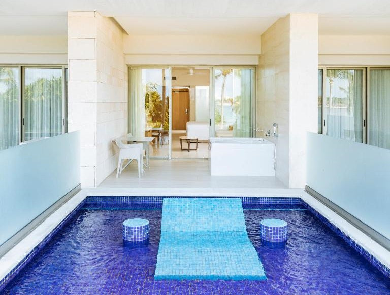 Barcelo Maya Riviera - suite junior avec piscine - Meilleurs complexes hôteliers tout compris avec piscine au Mexique - GRANDGOLDMAN.COM