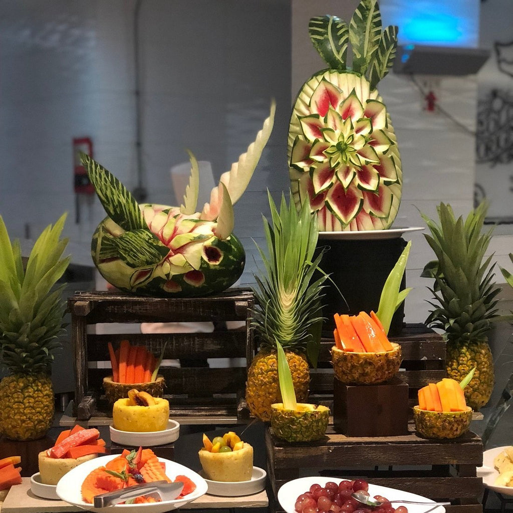 Buffet de fruits du marché gastronomique - Royalton Riviera Cancun Review - GRANDGOLDMAN.COM