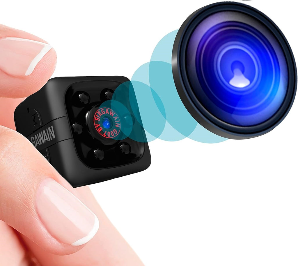 5. Mini caméra espion 1080P CUBE UPGRADED - Meilleure caméra cachée polyvalente V2.0 - SIRGAWAIN - meilleures caméras cachées pour la chambre, la salle de bain et la maison - GRANDGOLDMAN.COM
