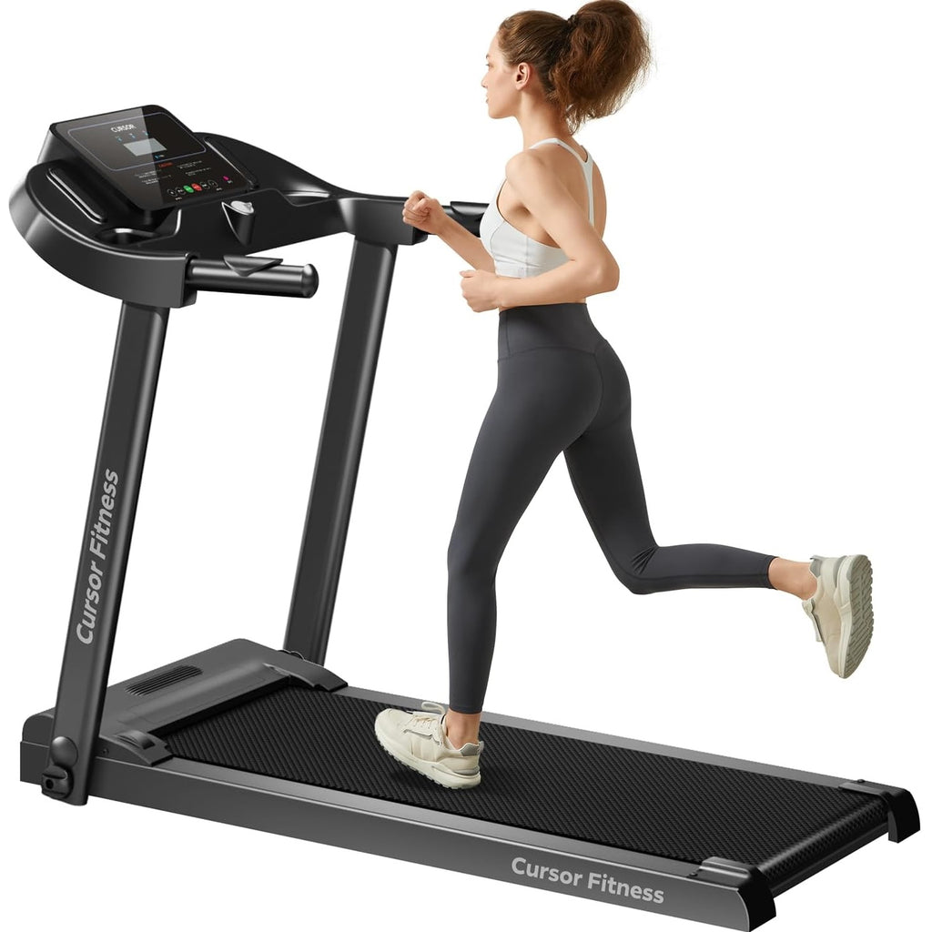 CURSOR FITNESS Home Folding Treadmill with Pulse Sensor - Best Treadmills for Home Gym Reviews - grandgoldman.com