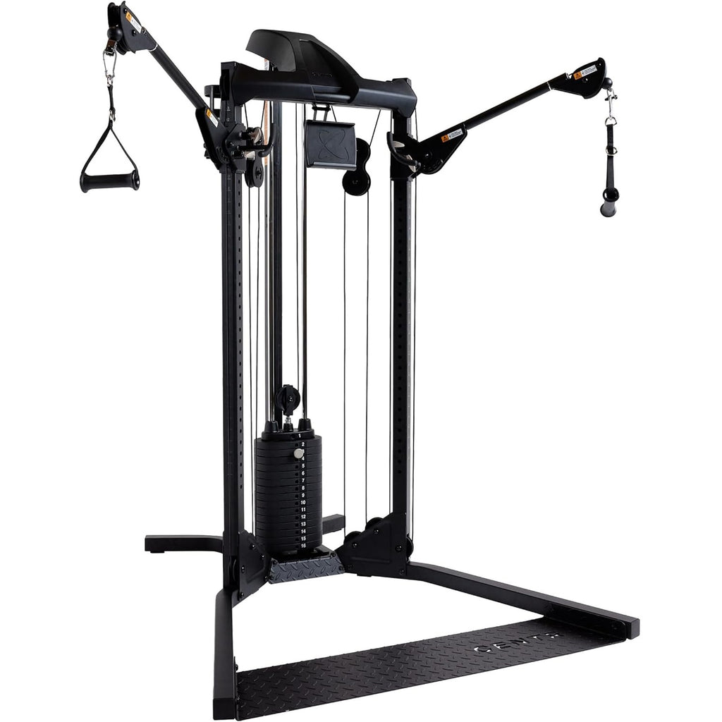 Centr Home Gym Functional Trainer - Multifunktionel kabelmaskine Home Gym System - Træningsvægtmaskine til styrketræning - Kompakt trænings- og fitnessudstyrssæt til hele kroppen - Bedste alt-i-ét hjemmegymnastik - grandgoldman.com