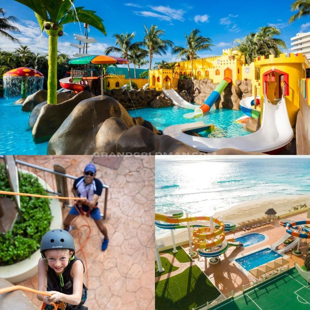 Crown Paradise Club Cancun - Meilleurs complexes familiaux tout compris à CANCUN avec parc aquatique - GRANDGOLDMAN.COM
