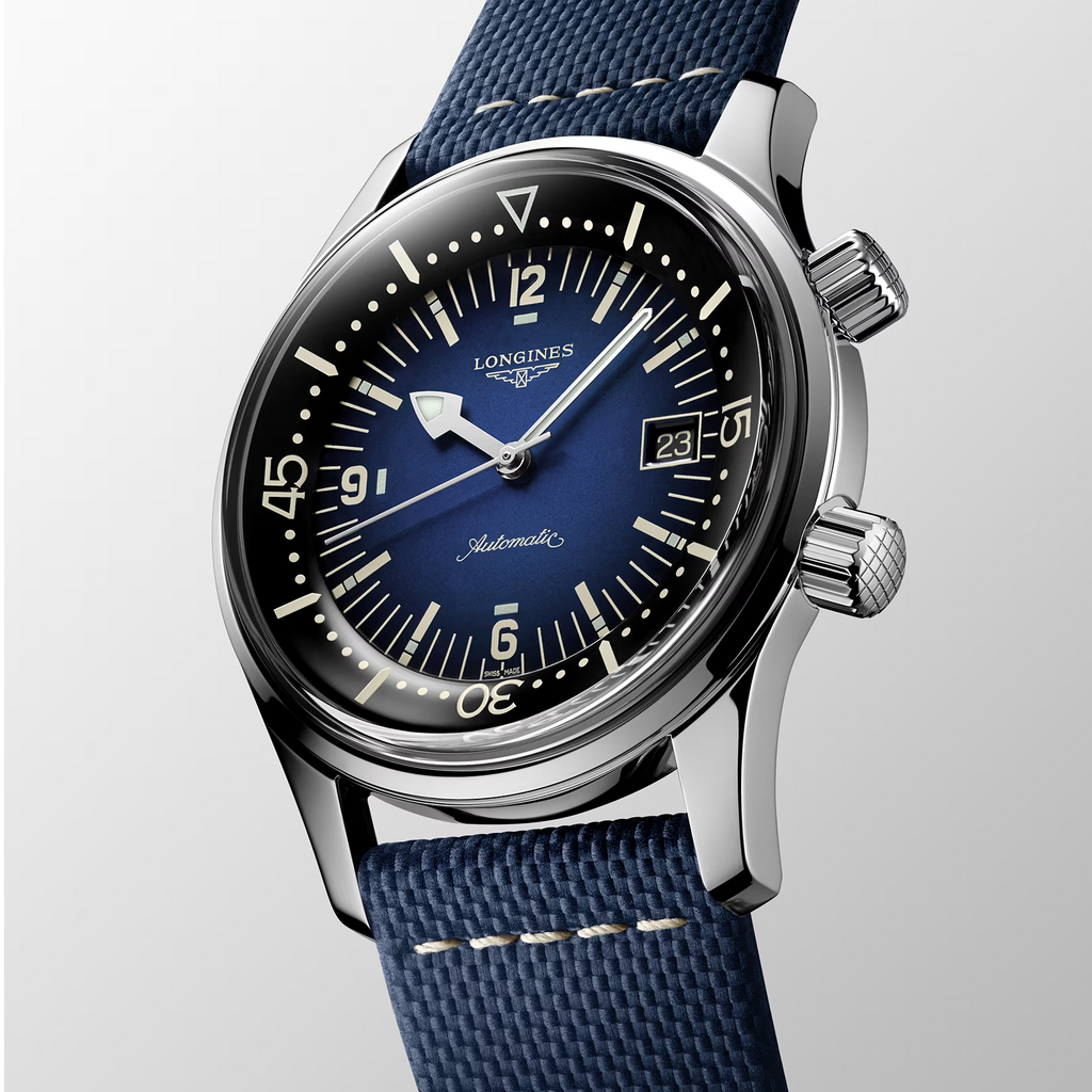 Montre LONGINES Legend Diver 42 mm pour homme - Meilleures montres de plongée de luxe pour hommes des profondeurs - GRANDGOLDMAN.COM