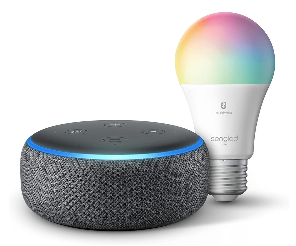 ECHO Dot + Sengled Bulb: Best Alexa Smart Home Kit - Best smart light bulbs for alexa on Amazon - grandgoldman.com