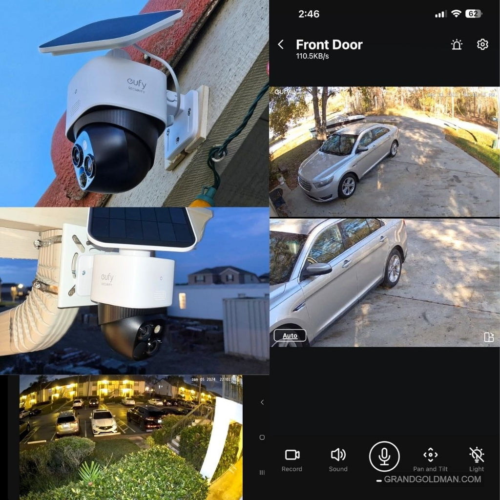 EUFY SoloCam S340 : Meilleure caméra de sécurité solaire pour camping-car - Meilleure caméra de sécurité pour camping-car - GRANDGOLDMAN.COM
