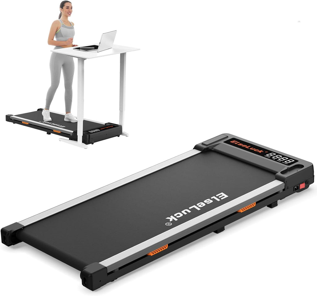 Elseluck Walking Pad, Under Desk Treadmill for Home Office, 2 in 1 Portable Walking Treadmill - Best Home Gym Equipment for Limited Space Reviews - grandgoldman.com