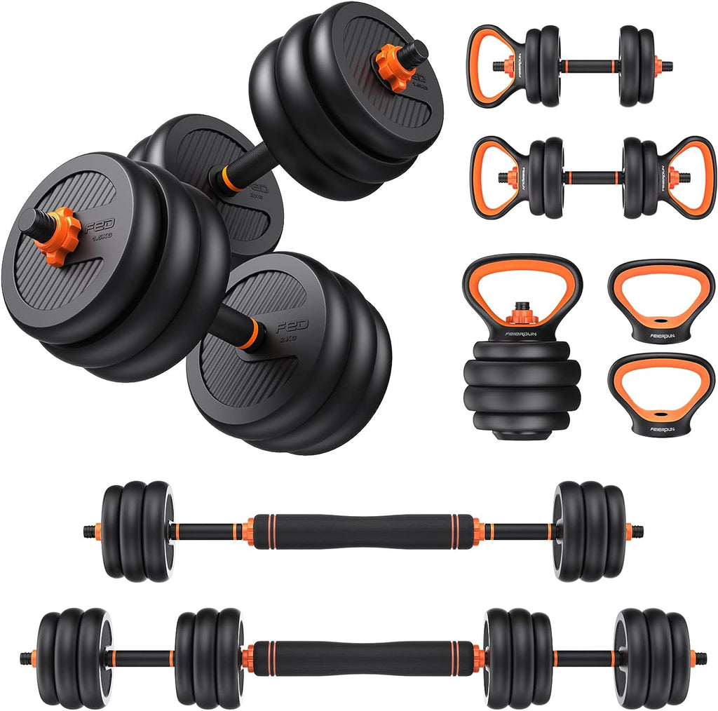 FEIERDUN Adjustable Dumbbells - Best Adjustable Dumbbells for home gym - grandgoldman.com