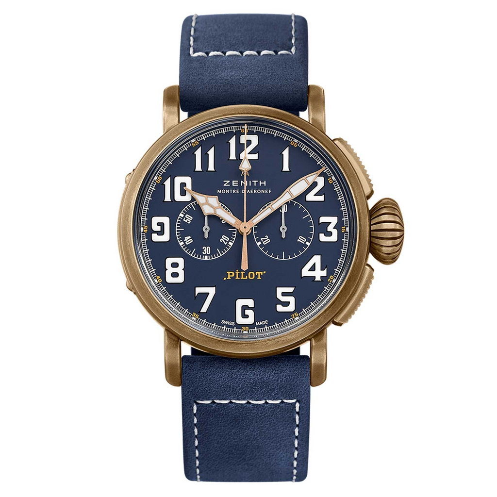 ZENITH Pilot Type 20 Chronograph Extra Special - Meilleures montres de plongée de luxe pour hommes des profondeurs (tous budgets) | GRANDGOLDMAN.COM