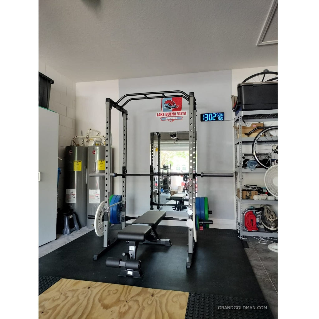 Fitness Reality Squat Rack Power Cage with  Optional LAT Pulldown & Leg Holdown Attachment  Squat and Bench Rack Combos 2 - Best Cable Machine for Home Gyms - grandgoldman.com