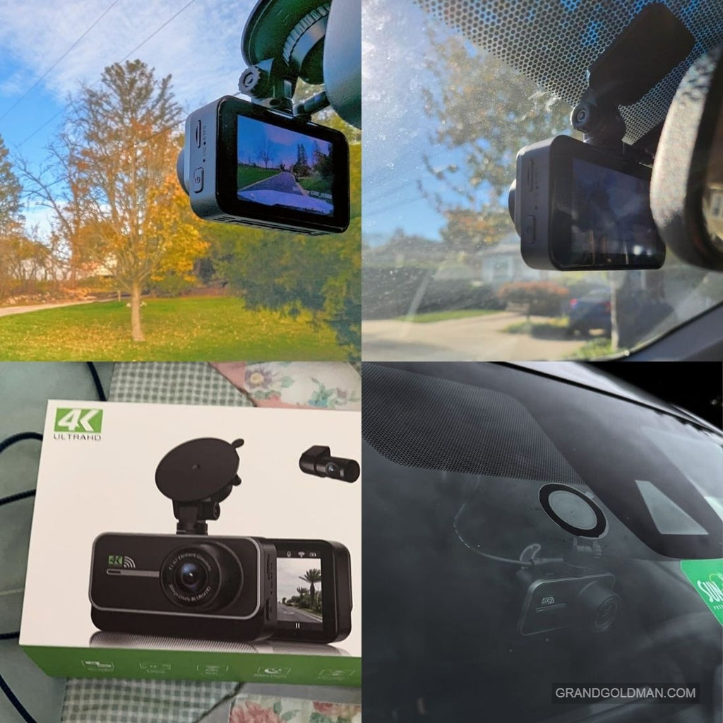 GMAIPOP Dash Cam avant et arrière 4K - Meilleure caméra de tableau de bord pour les camionneurs - GRANDGOLDMAN.COM