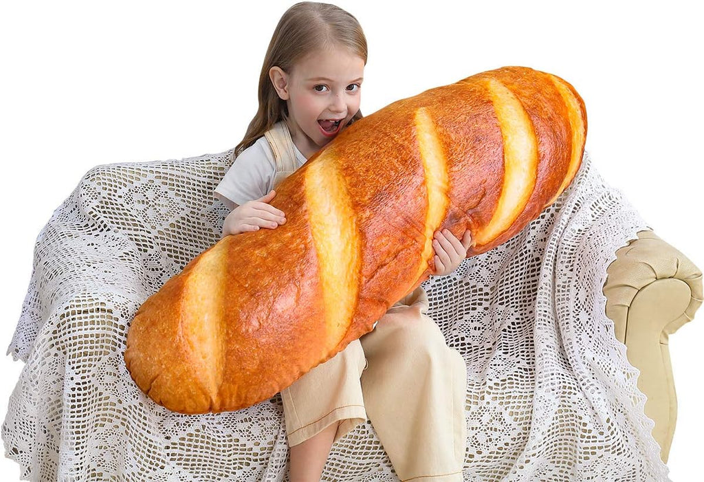 Giant Bread Pillow Cushion - Best weird gift ideas and stuff on amazon - weird gift website weird gift cards weird gift for friend - grandgoldman.com