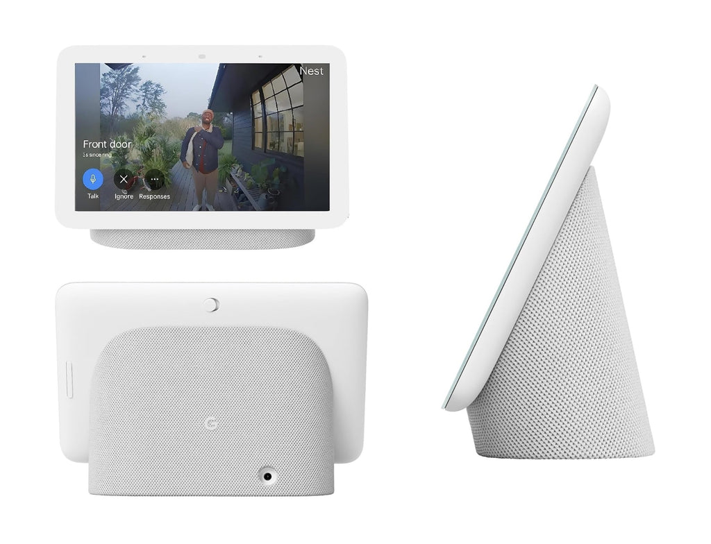Google Nest Hub Max 10 Smart Display with Google Assistant - Best smart home hub for apple products - grandgoldman.com