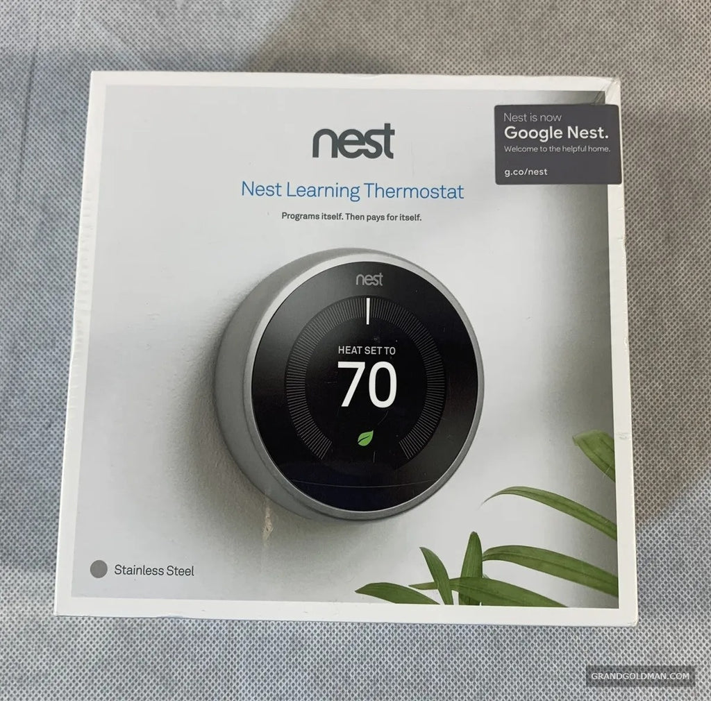 Google Nest Learning Thermostat - best smart thermostat - grandgoldman.com