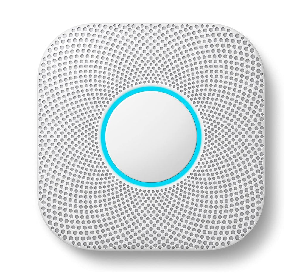 Google Nest Protect - Smoke Alarm - Smoke Detector and Carbon Monoxide Detector - Battery Operated , White - S3000BWES - Smart Smoke Detectors Guide Grandgoldman.com