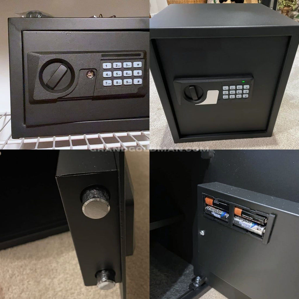 HOMIRXAN Cuft Small Fireproof Safe Box for Home - Best Safes for Home Honest Reviews - GRANDGOLDMAN.COM