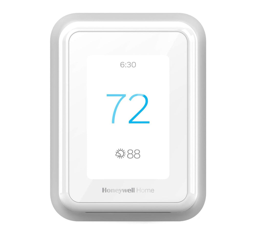 Honeywell Home T9 WiFi Smart Thermostat, Smart Room Sensor Ready, Touchscreen Display, Alexa and Google Assist White - best smart thermostat - grandgoldman.com