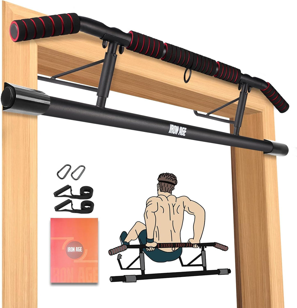 IRON AGE Pull Up Bar For Doorway Pullupbar - Best Pull Up Bars for Home Gym (Honest Reviews) - Best chin up bars grandgoldman.com