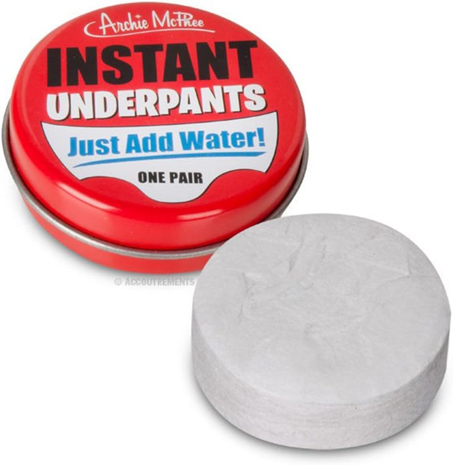 Instant underpants. Just add water one pair - Best weird gift ideas and stuff amazon - grandgoldman.com