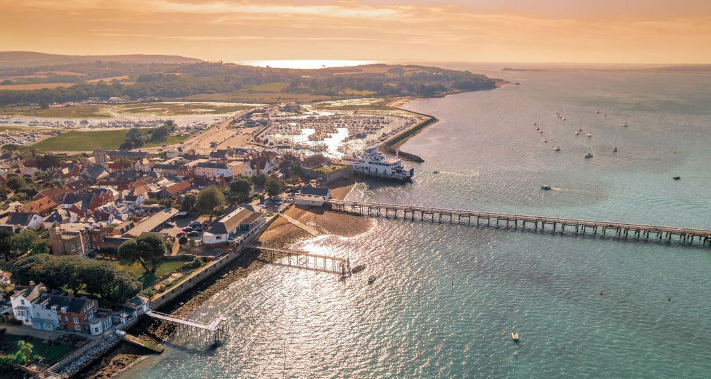 Isle of wight cliff coast UK Yarmouth