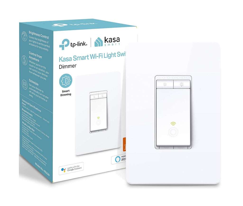 Kasa Smart Dimmer Switch HS220, unipolaire - Meilleurs commutateurs intelligents pour un couplage transparent avec Alexa (Avis) - grandgoldman.com