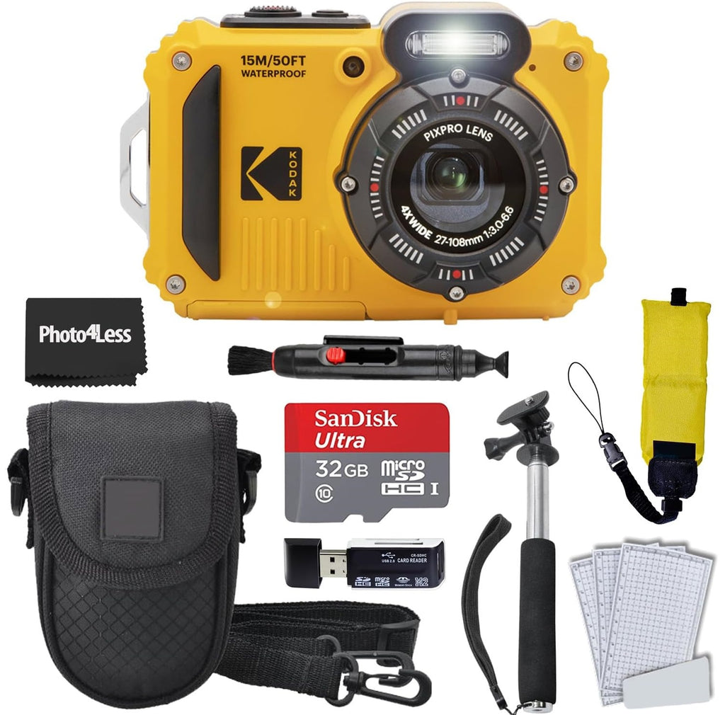 KODAK PIXPRO WPZ2 Rugged Waterproof Shockproof Digital Camera: Best Snorkeling Camera Bundle - Best Underwater Camera for Snorkeling Reviews - GRANDGOLDMAN.COM