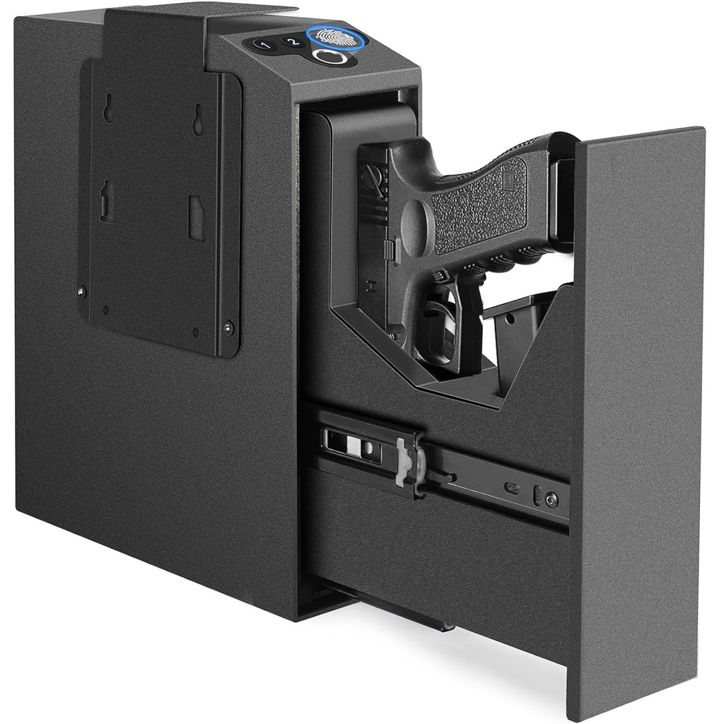 LANGGER V Biometric Slider: Best Under-Desk Gun Safe - best Best Home Centric Smart Safes - GRANDGOLDMAN.COM