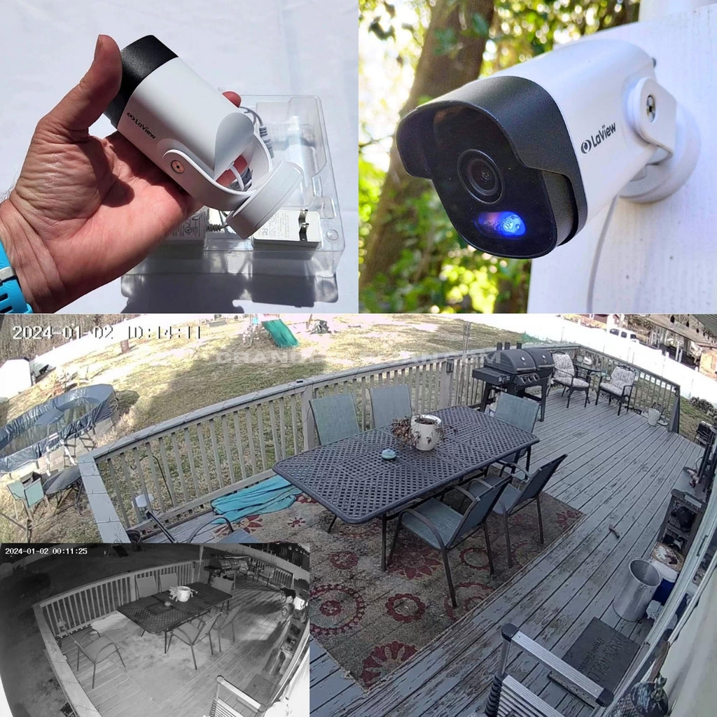 LAVIEW 2K Security Camera Outdoor with Color Night Vision - Best POE CAMERA SYSTEM for Activity Zones Control