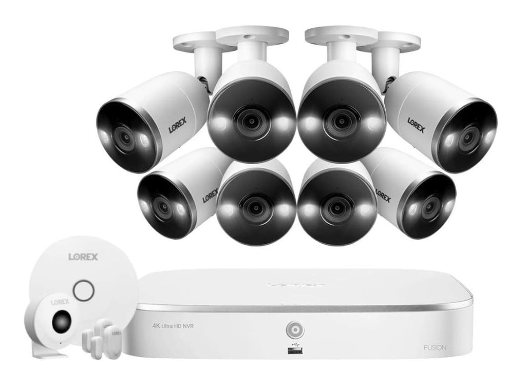 LOREX Fusion 4K - Meilleur système de caméra de sécurité PoE alimenté par Ethernet GRANDGOLDMAN.COM