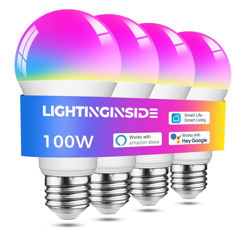 LIGHTING INSIDE: Best equivalent 100W - Best smart light bulbs for alexa on Amazon - grandgoldman.com