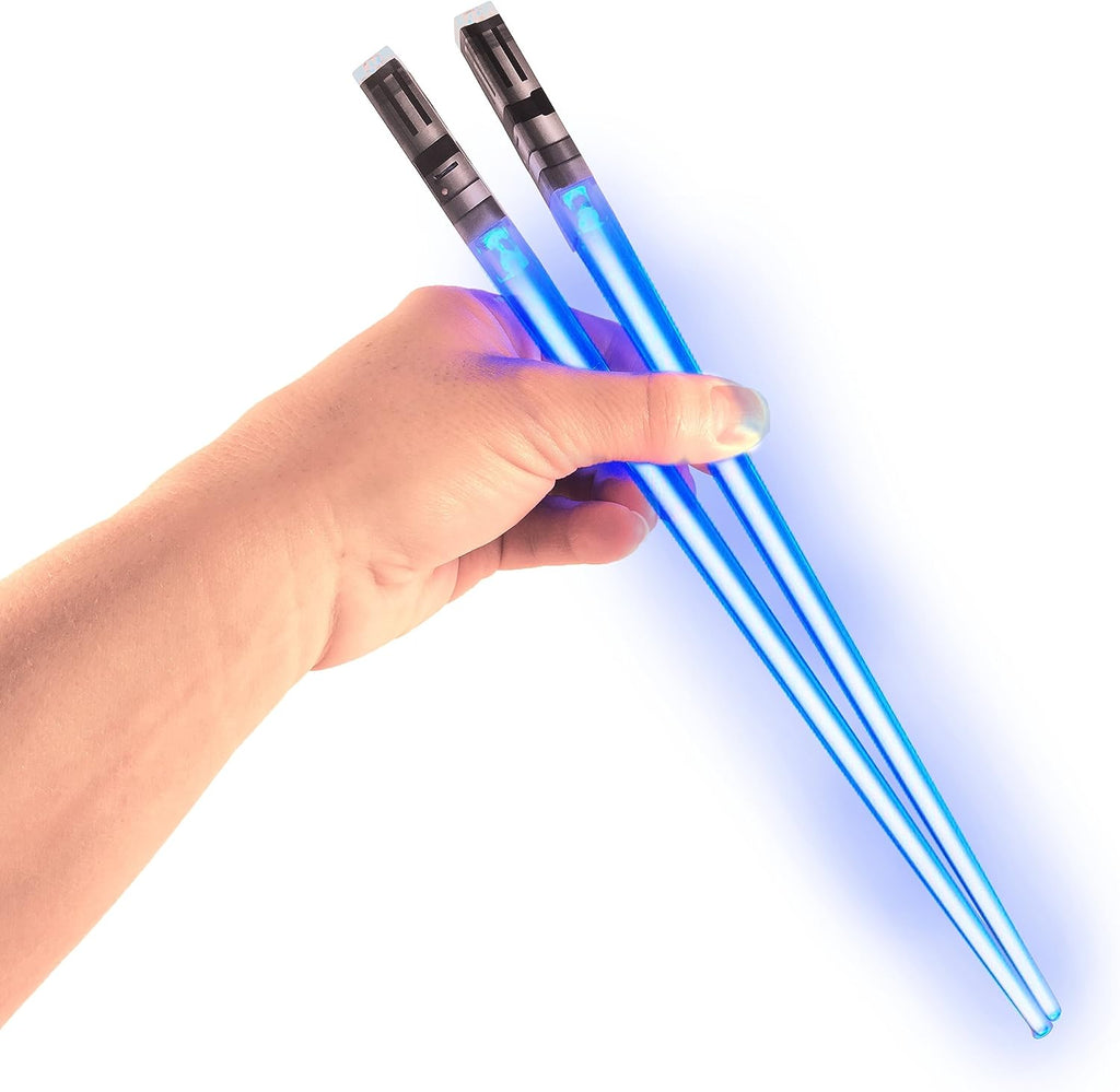 Lightsaber Chopsticks Light Up - LED Glowing - Best weird gift ideas and stuff on amazon - weird gift website weird gift cards weird gift for friend - grandgoldman.com