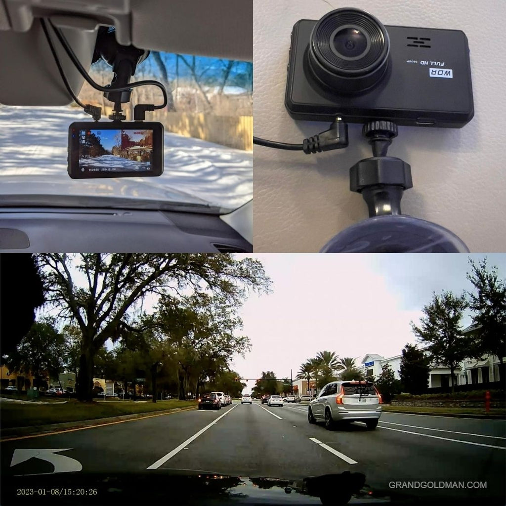 MIDEN S7 2.5K Dash Cam avant et arrière - Meilleure caméra de tableau de bord pour les camionneurs - GRANDGOLDMAN.COM
