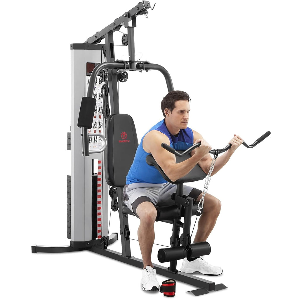 Marcy Multifunction Steel Home Gym 150lb Weight Stack Machine - Are home gym machines worth it ? Benefits and Drawbacks (Full Guide) - grandgoldman.com