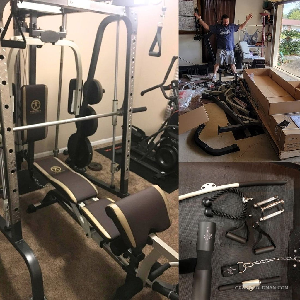 Marcy Smith Cage Workout Machine Best all in one home gym - grandgoldman.com