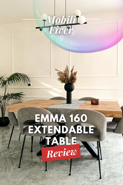 Mobili Fiver Reviews is EMMA 160 The Best Extendable Dining Table - GRANDGOLDMAN.COM