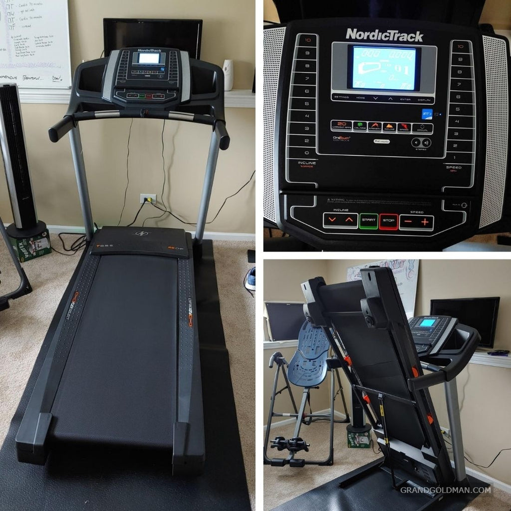 NordicTrack T Series Expertly Engineered Foldable Treadmill (1) - Best Treadmills for Home Gym Reviews - grandgoldman.com