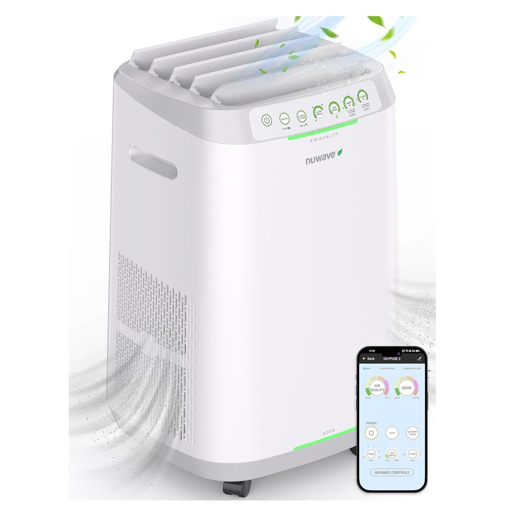 Nuwave OxyPure ZERO Smart Air Purifiers, ZERO Waste & ZERO Filter Replacements - Best Smart Air Purifiers for Home & Pets (Reviews) - grandgoldman.com