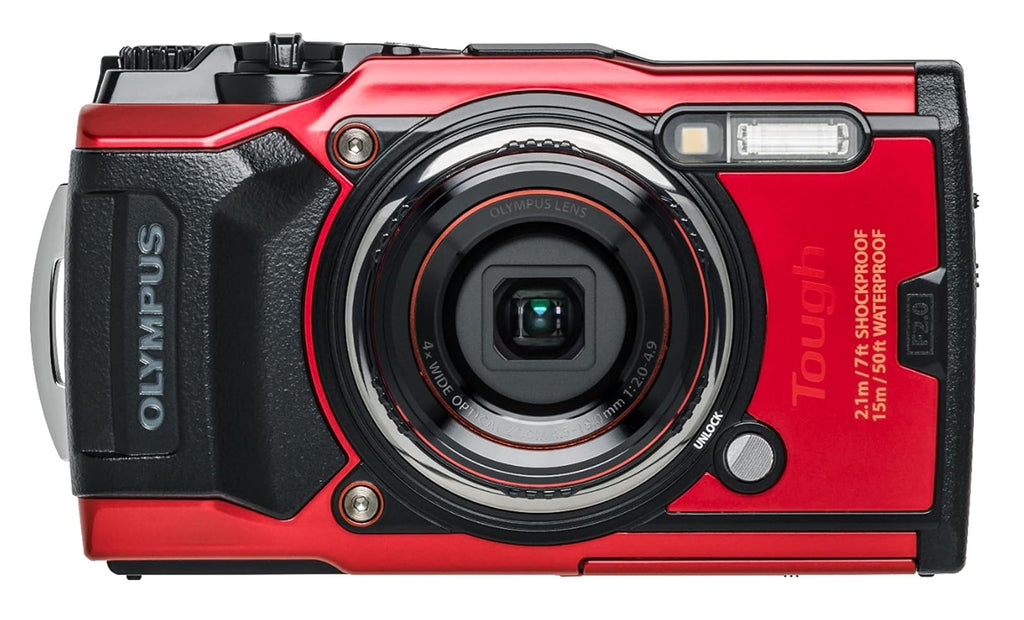 OLYMPUS OM SYSTEM TG-6 Red 4K: Best Advanced Snorkeling Camera - Best Underwater Camera for Snorkeling Reviews - GRANDGOLDMAN.COM