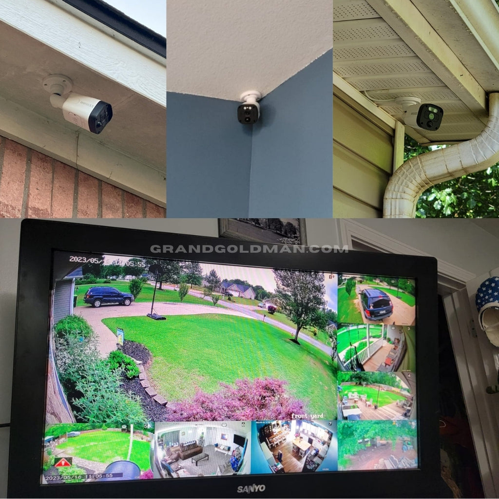 OOSSXX 4K/8.0 Megapixel & 130° Ultra Wide-Angle best PoE Camera System