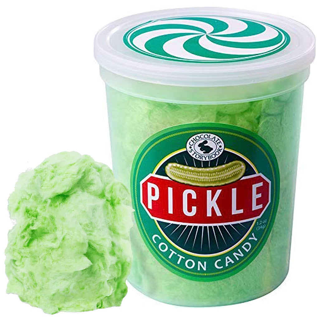 Pickle Gourmet Flavored Cotton Candy - CHOCOLATE STORYBOOK - Best weird gift ideas and stuff on amazon - weird gift website weird gift cards weird gift for friend - grandgoldman.com