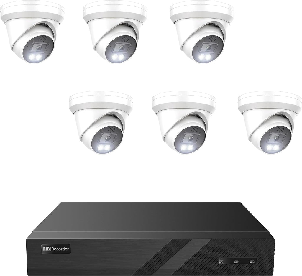 Système de caméra de sécurité IP PoE REAL HD 8 canaux : meilleur avec projecteur - Meilleur système de caméra de sécurité PoE - GRANDGOLDMAN.COM