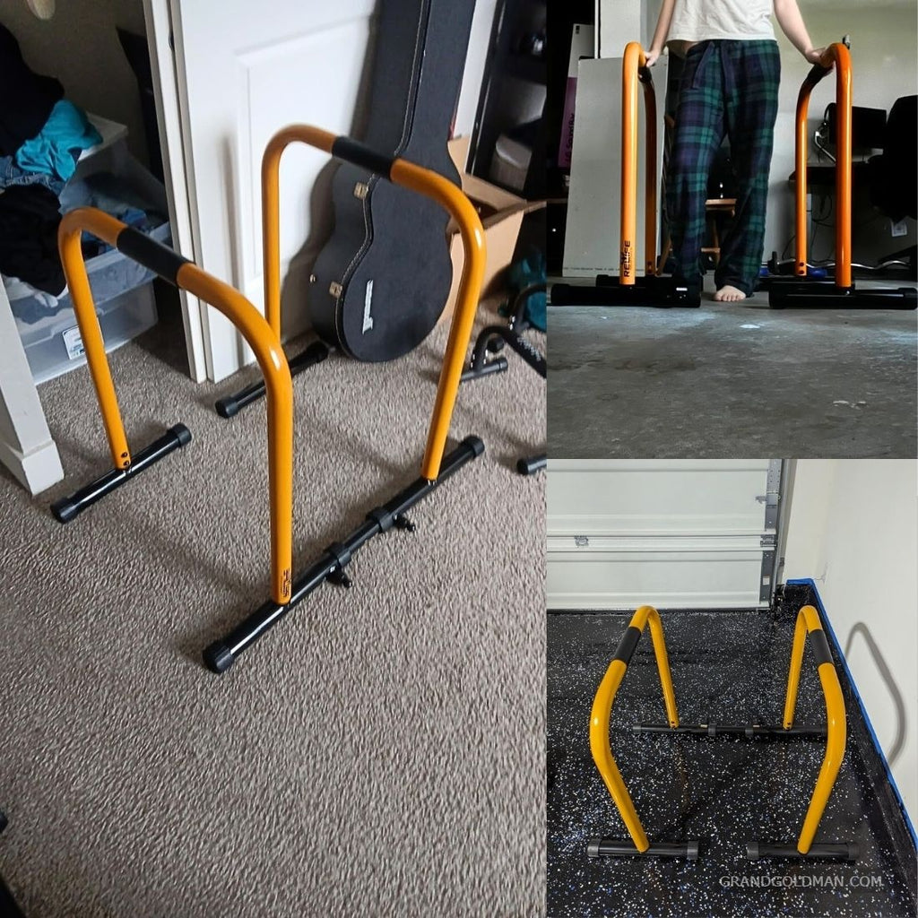 RELIFE REBUILD YOUR LIFE Dip Station: Best Value Dip Bar - Bedste Dip Bars & Pull-Up Stationer til Home Gym (anmeldelser) - GRANDGOLDMAN.COM