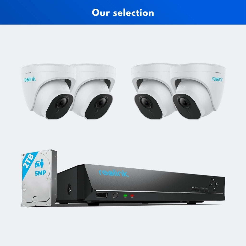 REOLINK Smart best poe RLK8-520D4-5MP 5MP 8CH Home Security Camera System