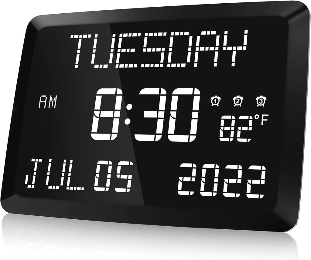 Raynic Digital Clock, 11.5 Large Display Digital Wall Clock - Best Digital Wall Calendars - grandgoldman.com