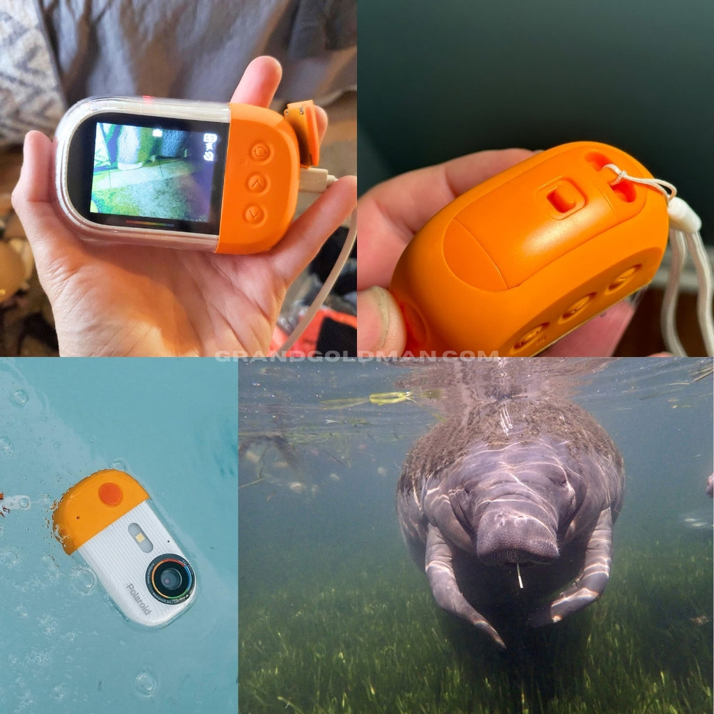 SAKAR Polaroid Underwater Camera 18mp 4K UHD: Best Snorkeling Camera for Beginners - Best Underwater Camera for Snorkeling Reviews - GRANDGOLDMAN.COM