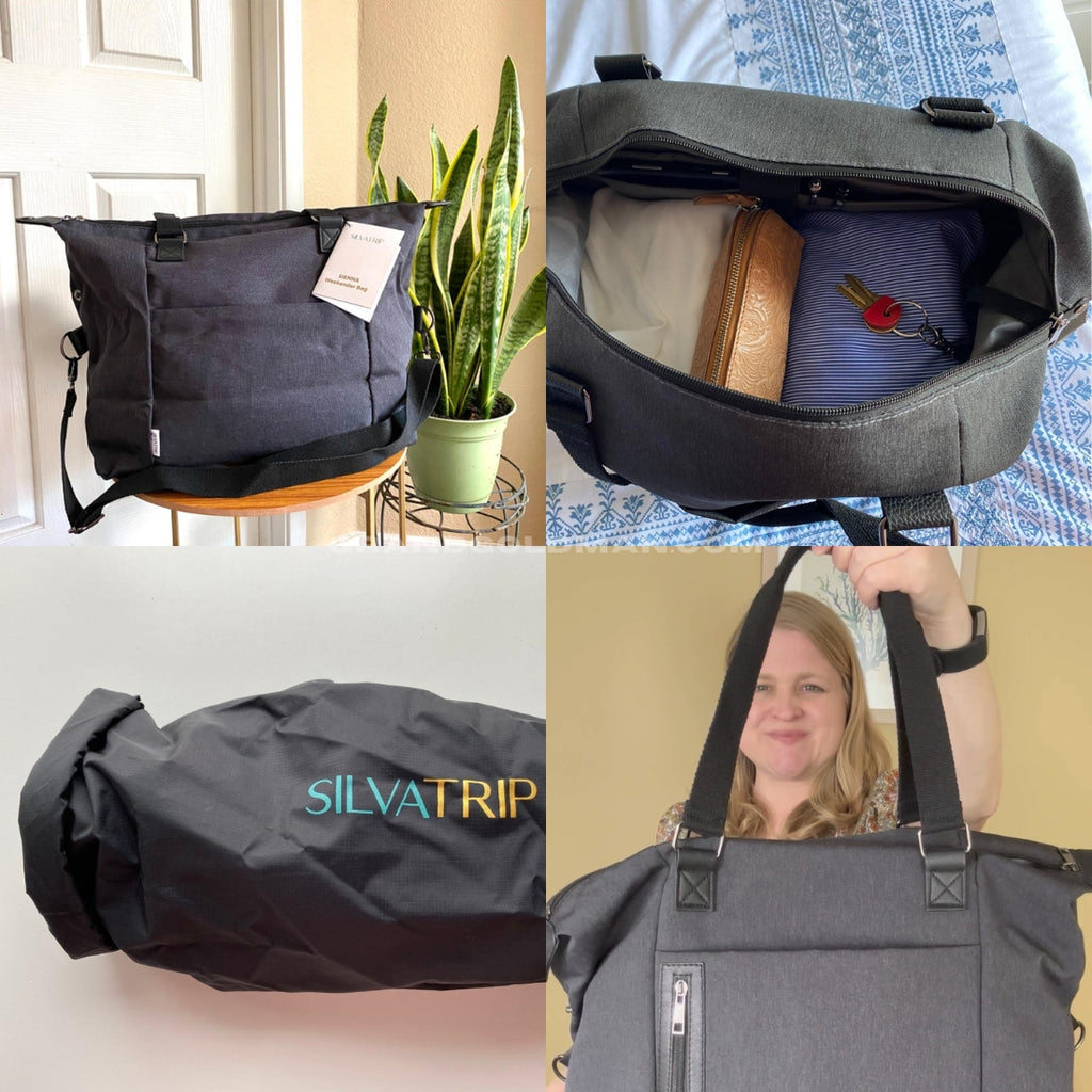 SILVATRIP Carry On - Best Budget Travel Tote Bag with Luggage Sleeve - Best Trolley Sleeve Travel Bags Women Reviews - GRANDGOLDMAN.COM
