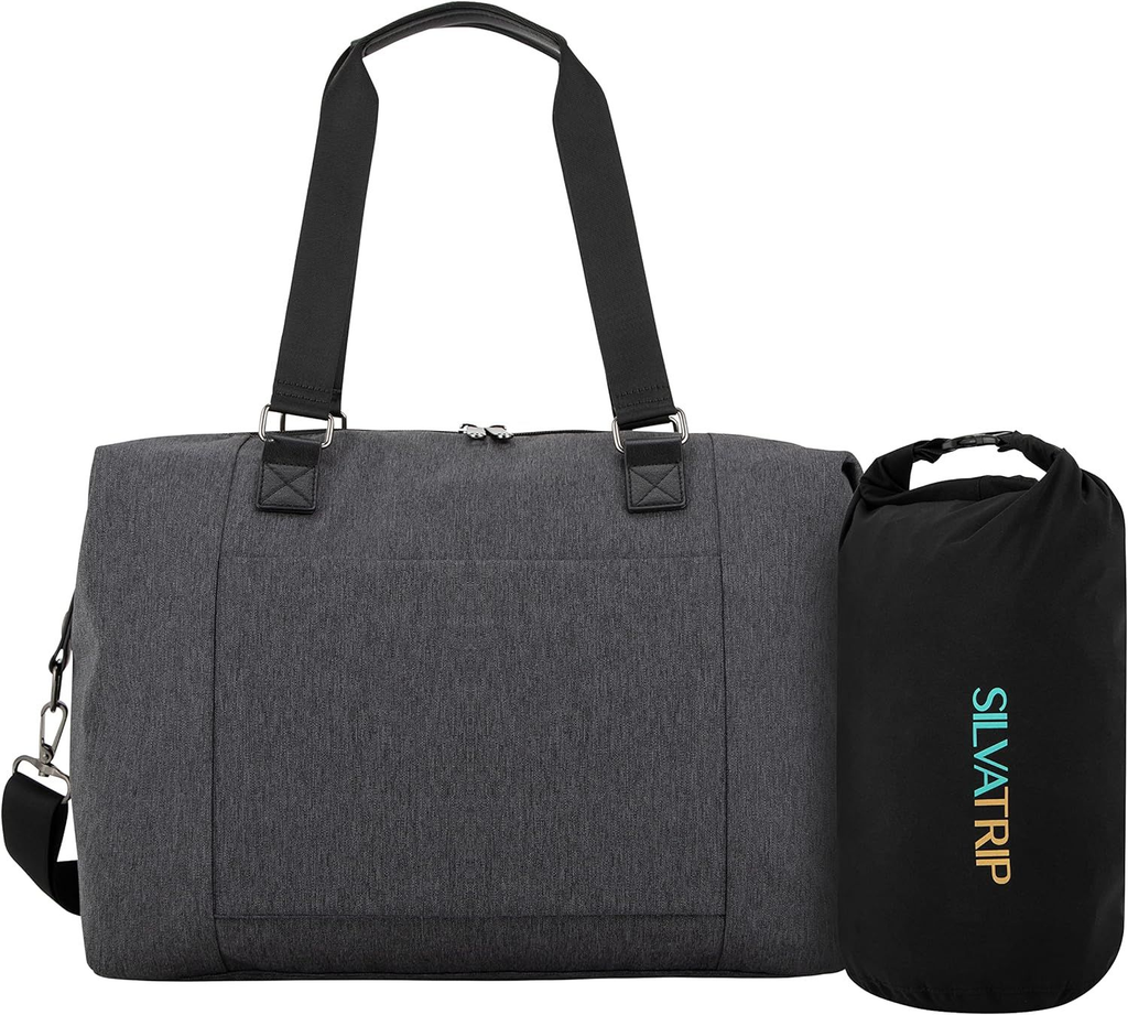 SILVATRIP Carry On - Meilleur sac fourre-tout de voyage économique avec pochette à bagages - Meilleurs sacs de voyage à manches trolley pour femmes Avis - GRANDGOLDMAN.COM