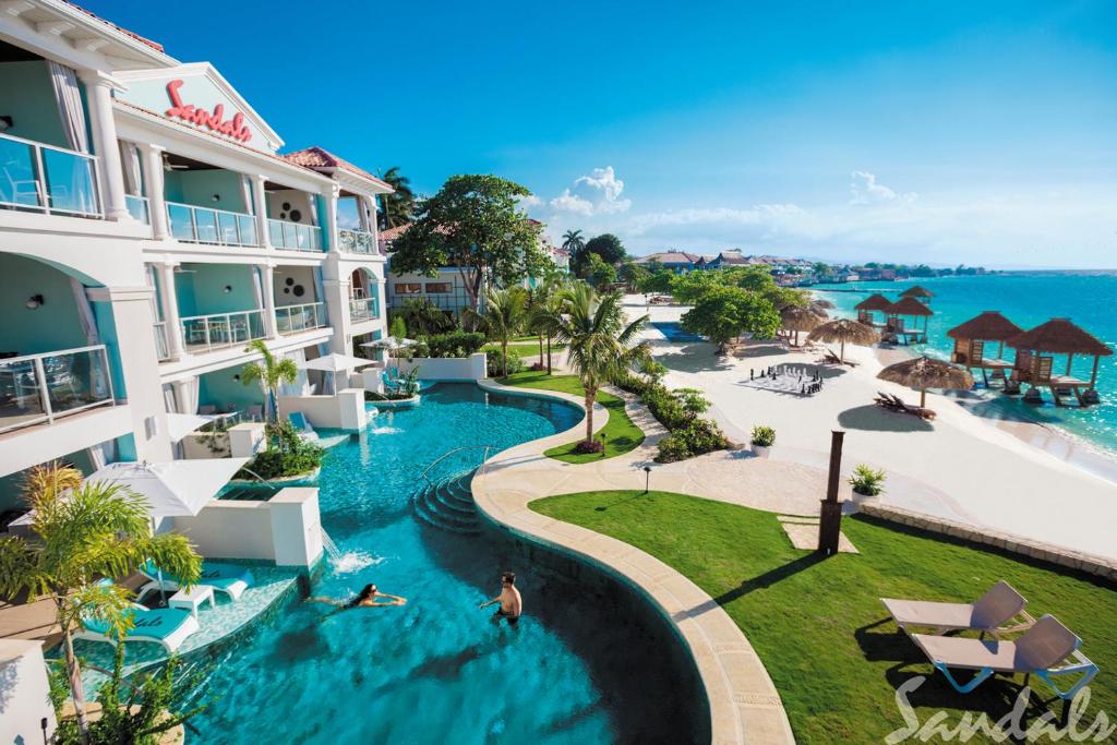 Sandals Montego Bay - Couples Only - Meilleur complexe tout compris avec chambre avec piscine en Jamaïque - GRANDGOLDMAN.COM