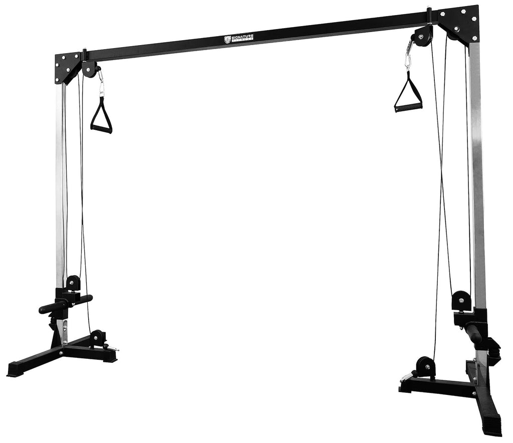 Signature Fitness Multifunctional Home Gym System Workout Station with Leg Extension and Preacher Curl, Multiple Versions - Best Cable Machine for Home Gyms - grandgoldman.com